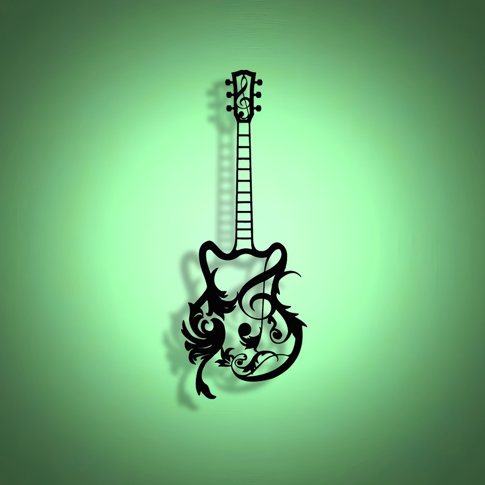 Art Craft Cafe - CIFbuy Seni Dinding Gitar Logam Tempa