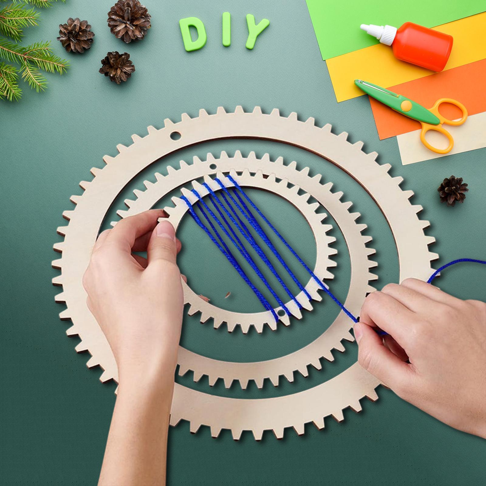 Art Craft For Kids - Perlengkapan Alat Tenun DIY Bingkai Kayu