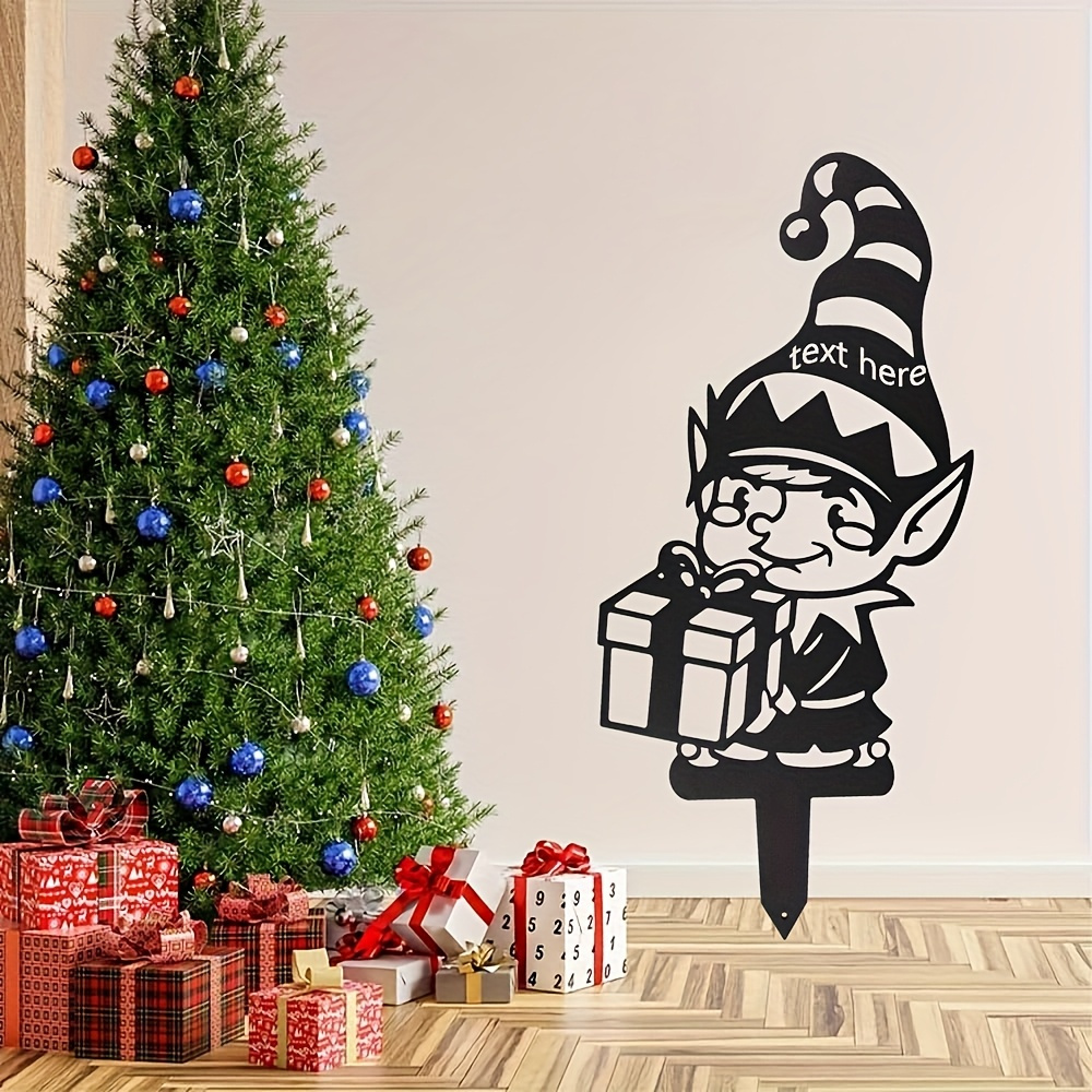 Art Craft Cafe - CIFBUY Hiasan Dinding Logam Bertema Natal,