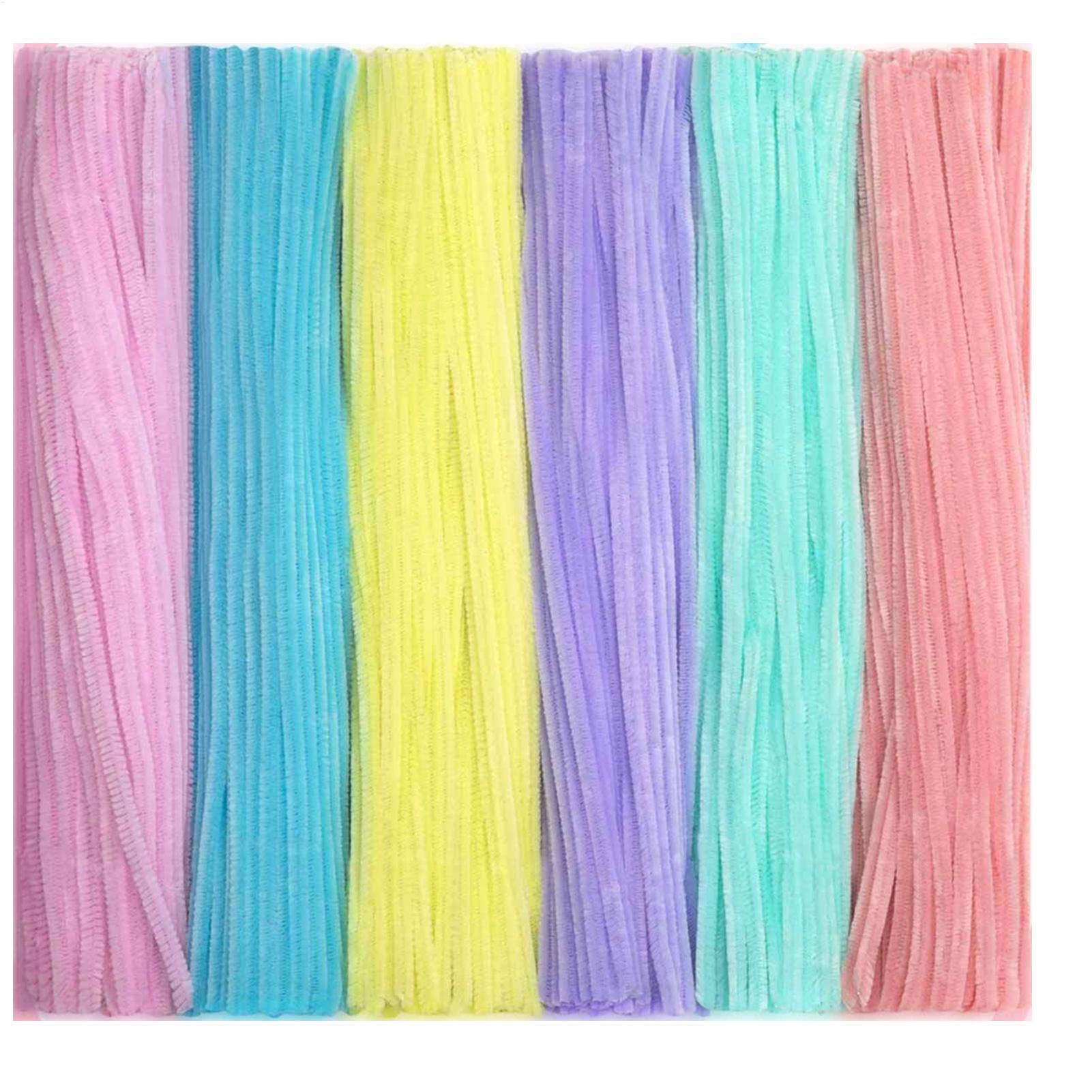 Art Craft For Kids - Pipa Chenille, Pembersih Pipa Warna-warni, Strip