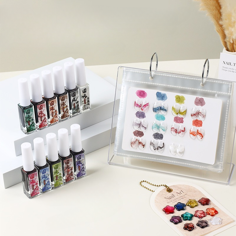 Alcohol Ink Set - 12 Warna Tinta Alkohol untuk Kuku,
