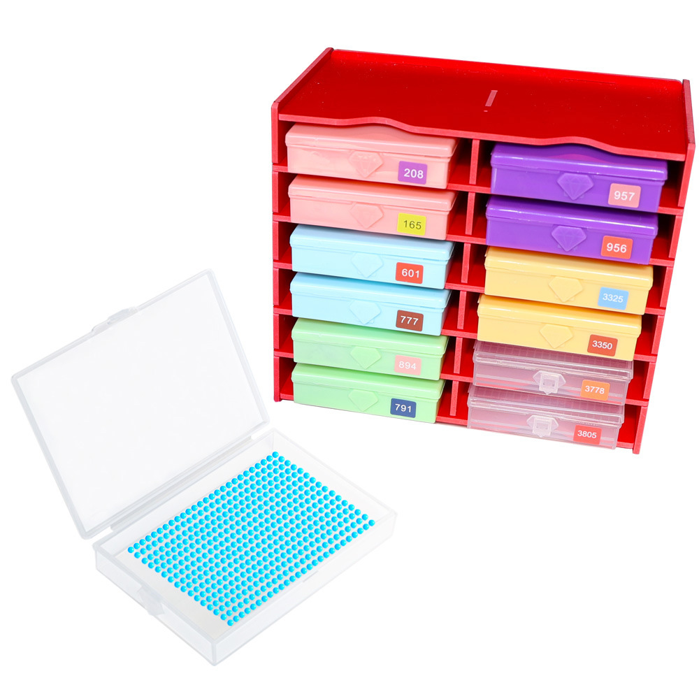 Art Craft Organizer - 12 Buah Baki Seni Lukisan Berlian