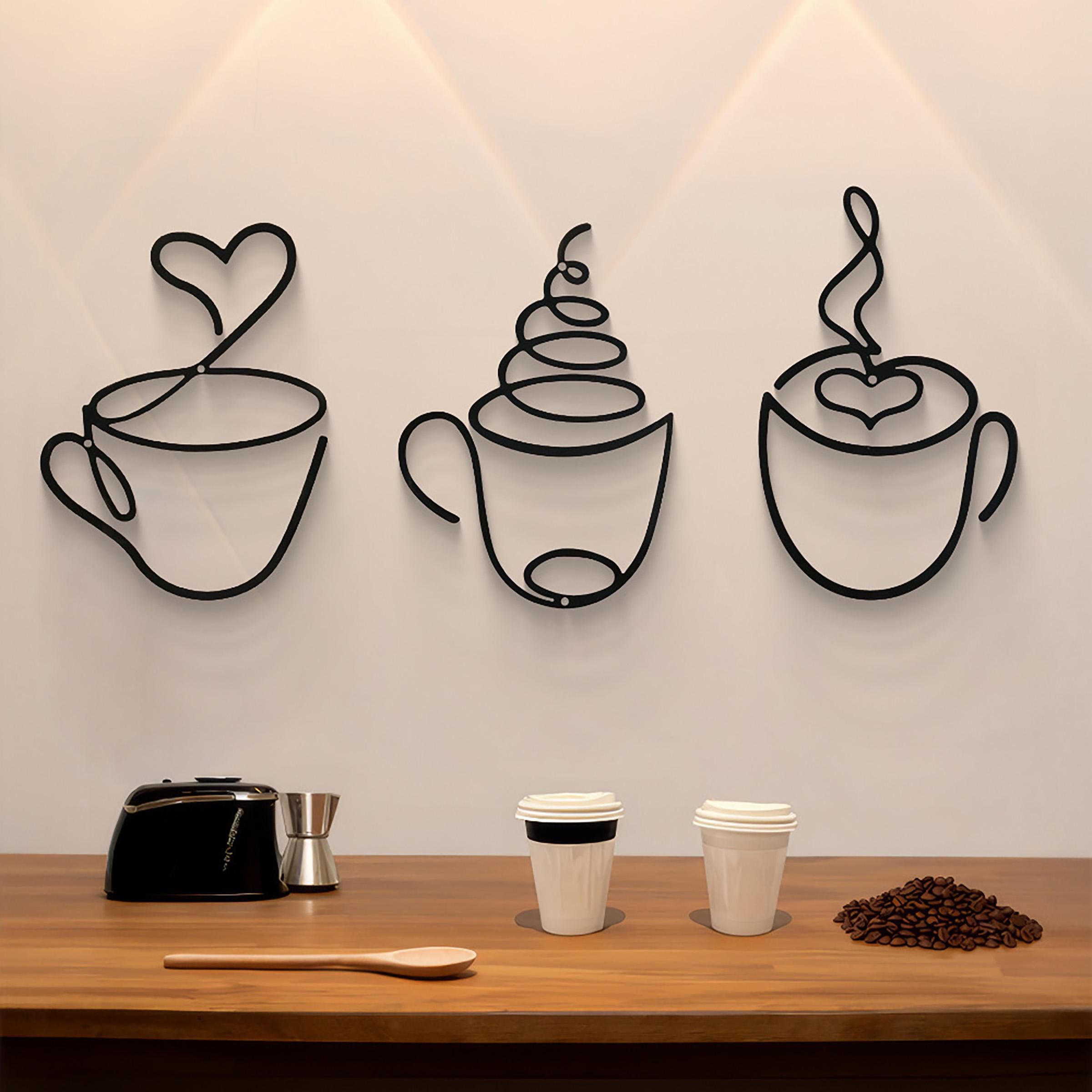 Art Craft Cafe - Set Hiasan Dinding Kopi Kreatif 3