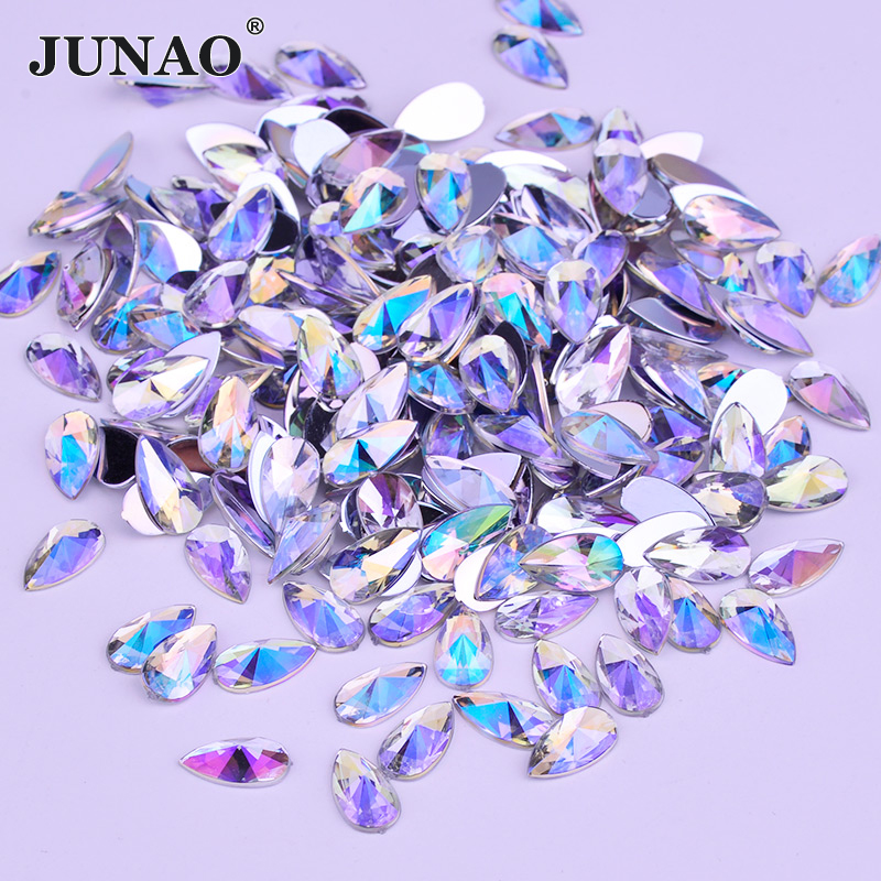 Craft And Art Difference - JUNAO Grosir 8*13Mm 9*18Mm Flatback Drop