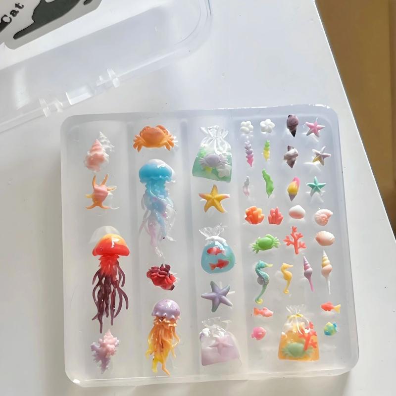 Cetakan Manikur Transparan Ser - Art Craft Jellyfish ulasan dan harga