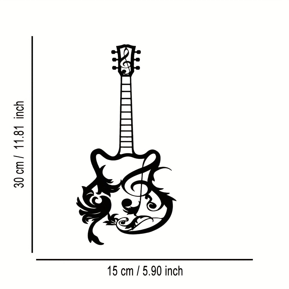 CIFbuy Seni Dinding Gitar Loga - Art Craft Cafe ulasan dan harga