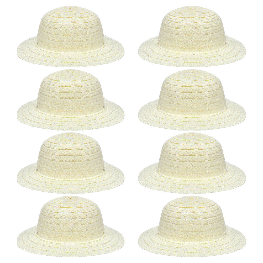 8 Buah Topi Jerami Anak-anak W - Art Craft For Kids ulasan dan harga