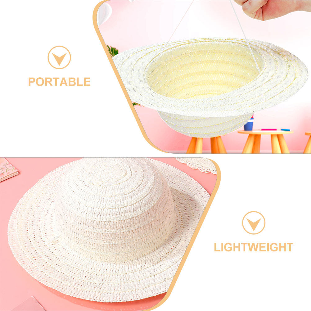 8 Buah Topi Jerami Anak-anak W - Art Craft For Kids ulasan dan harga