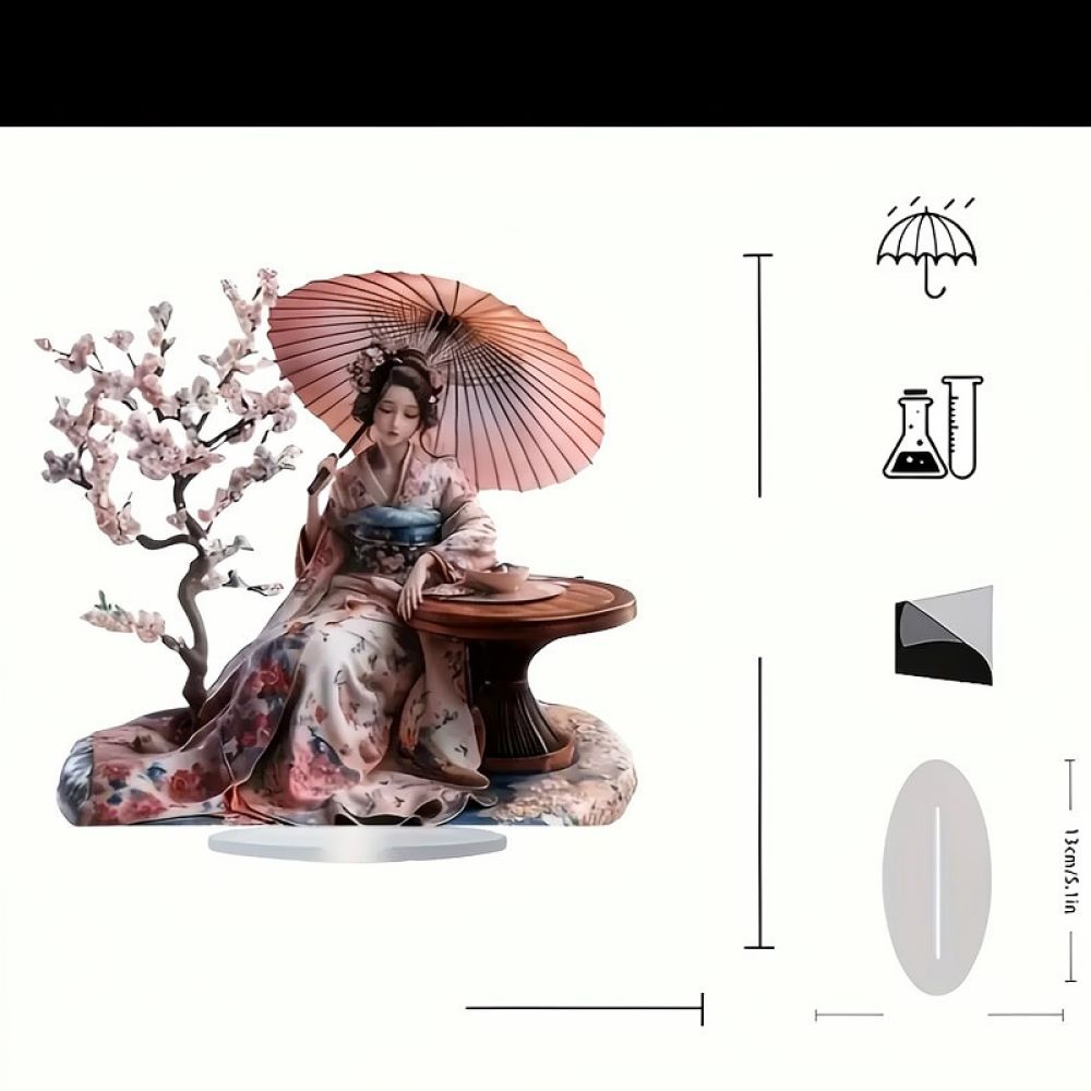 Ornamen Figur Akrilik Transpar - Art Craft Room Ideas ulasan dan harga