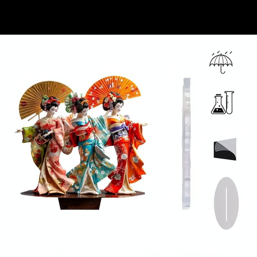 Ornamen Figur Akrilik Transpar - Art Craft Room Ideas ulasan dan harga