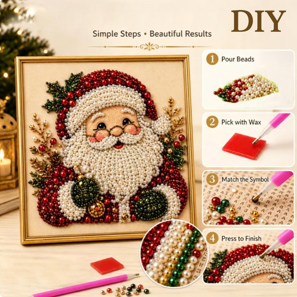 Kit Seni Mutiara Santa Claus N - Art Craft For Kids ulasan dan harga