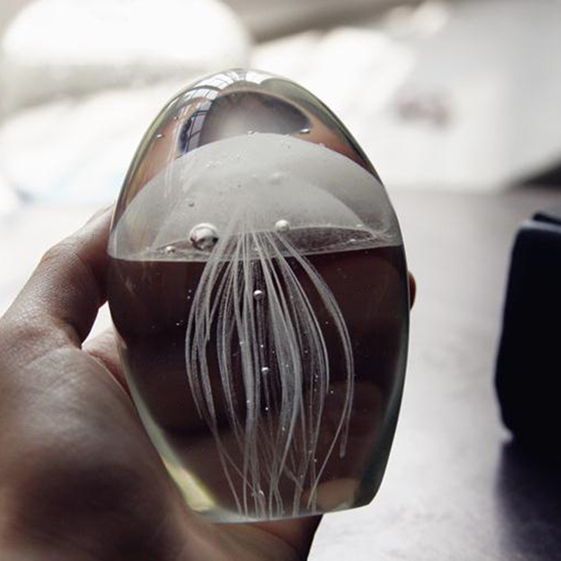 Miniatur 3D Ubur-ubur Kristal  - Art Craft Jellyfish ulasan dan harga