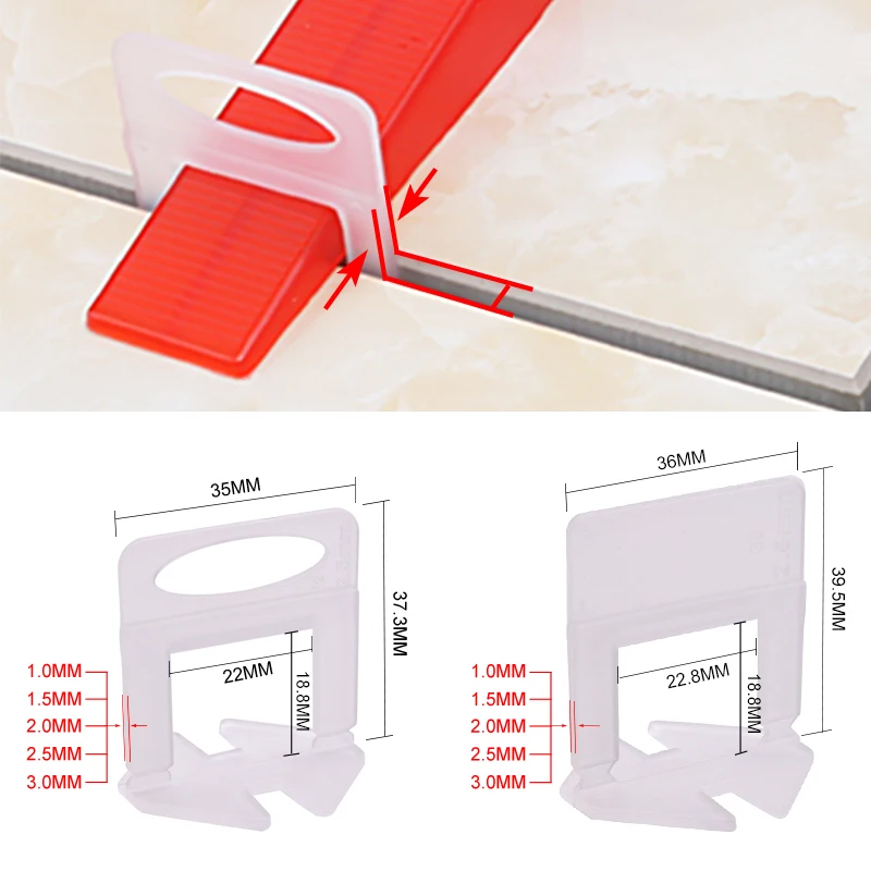 100pcs 1/1.5/2/2.5/3mm Klip Pe - Mosaic Tile Supply ulasan dan harga
