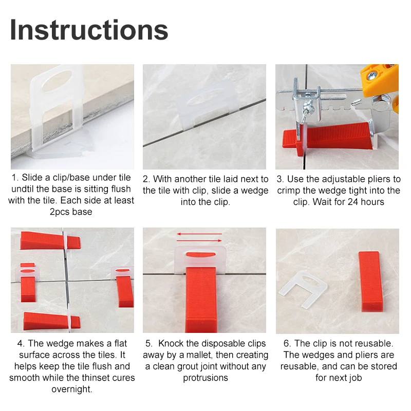100pcs 1/1.5/2/2.5/3mm Klip Pe - Mosaic Tile Supply ulasan dan harga