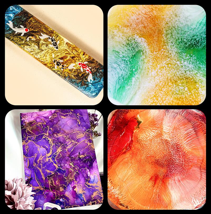 1 Set Kit pigmen Resin epoksi  - Alcohol Ink Set ulasan dan harga
