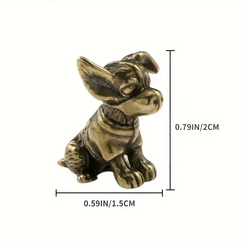 Ornamen Anjing Kecil Patung Ku - Art Craft Cafe ulasan dan harga