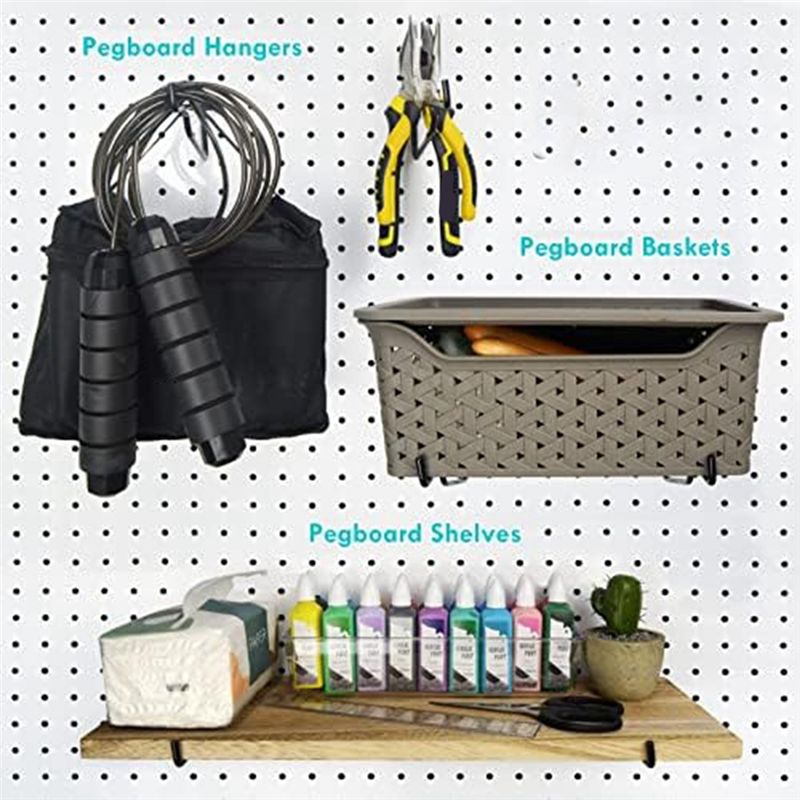 75STO-Peg Board Shelf Hooks, 8 - Art Craft Organizer ulasan dan harga