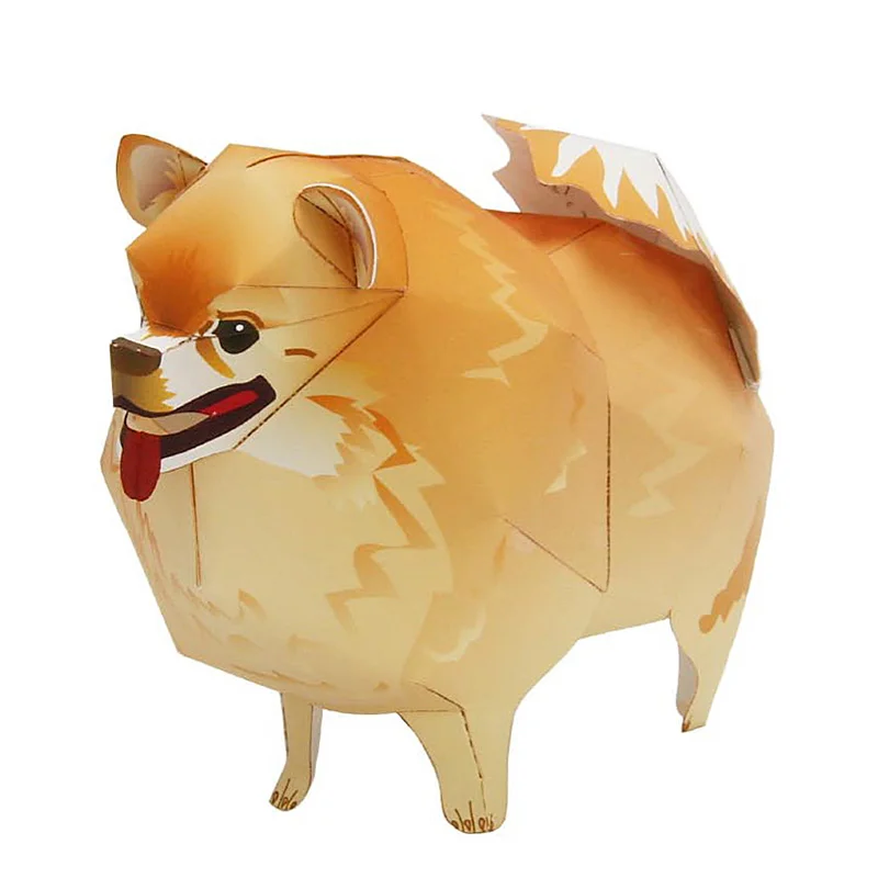 Pomeranian anjing lipat Origam - Art Craft Center ulasan dan harga