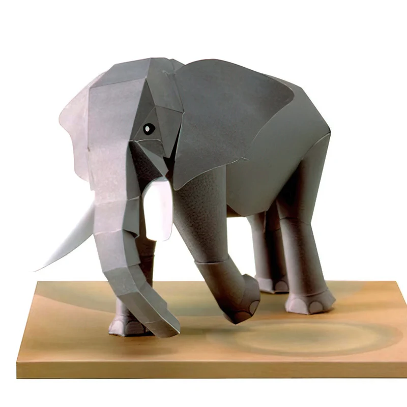 Gajah Afrika seni Origami Mini - Art Craft Center ulasan dan harga