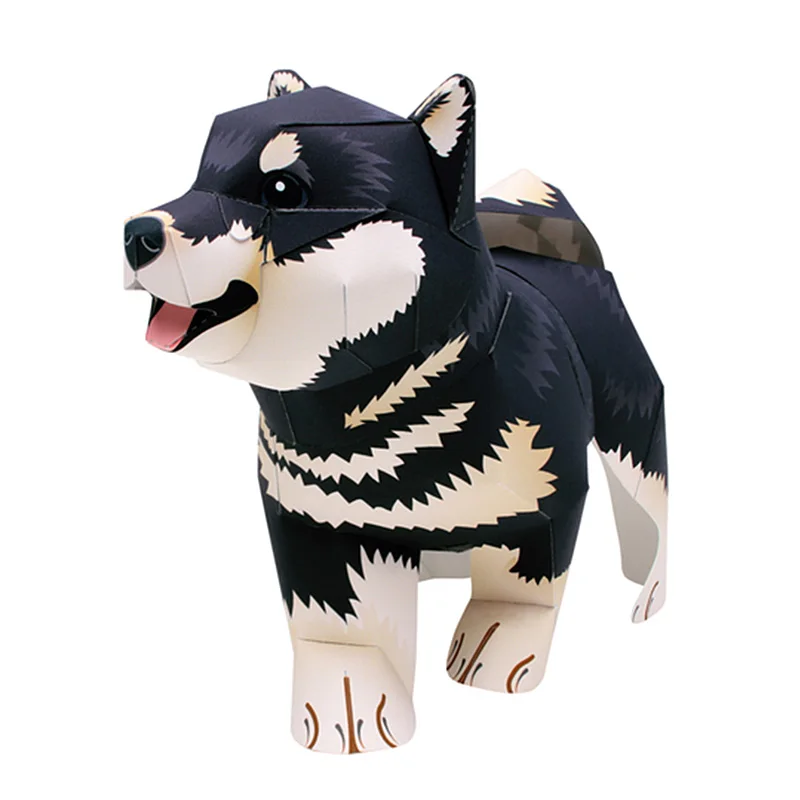 Hitam Shiba Inu anjing buatan  - Art Craft Center ulasan dan harga