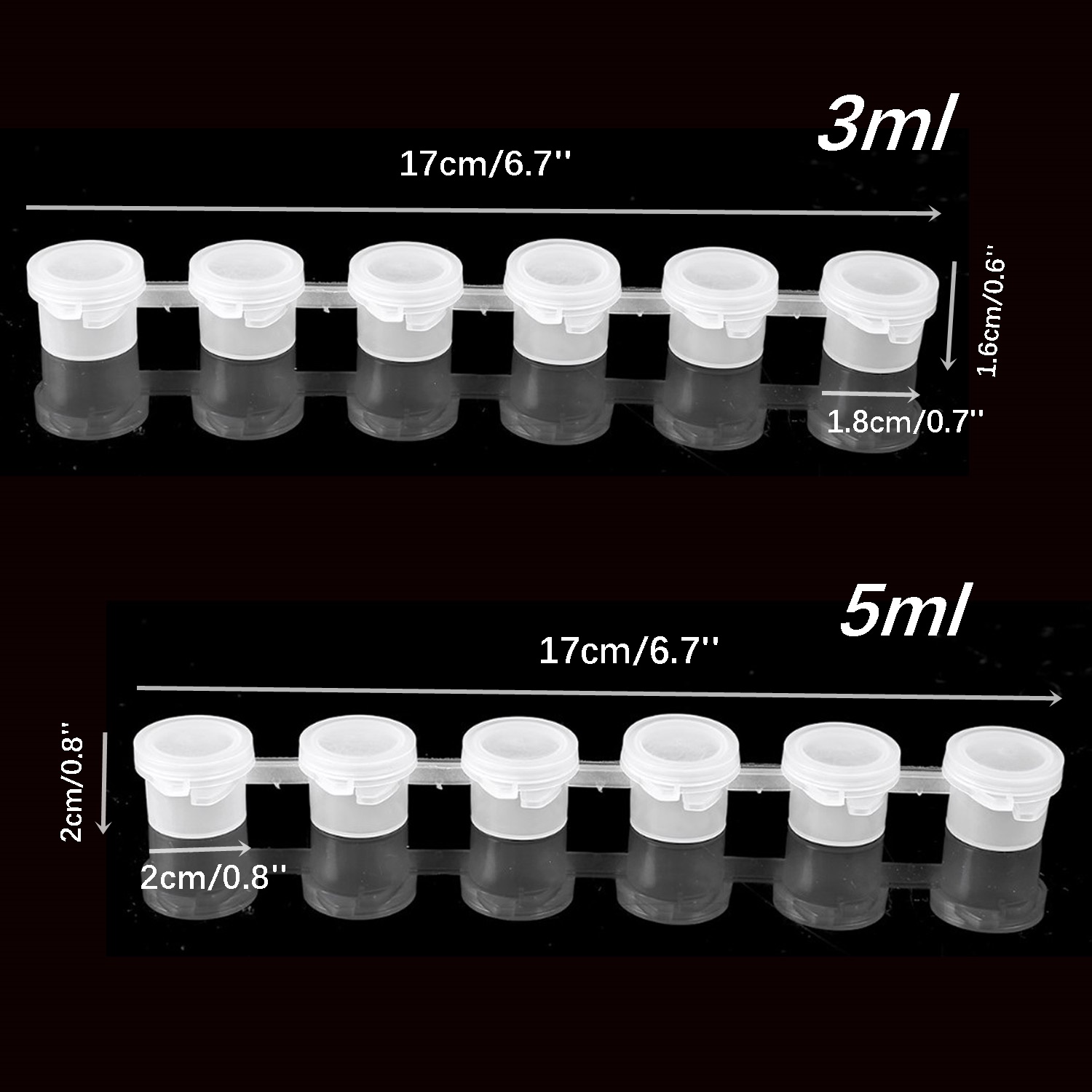 10Strip 60Pot Strip Cat Kosong - Art Craft Organizer ulasan dan harga