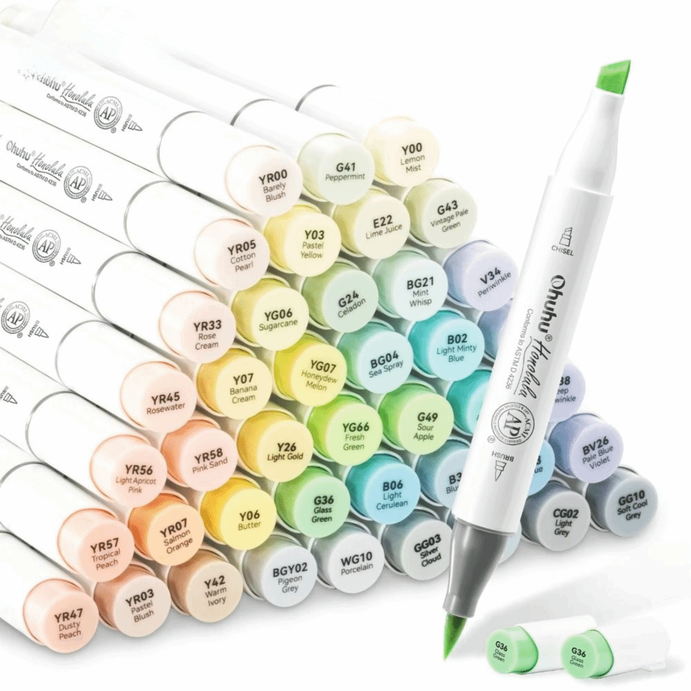 48/60Pcs Spidol Alkohol Portab - Alcohol Ink Set ulasan dan harga