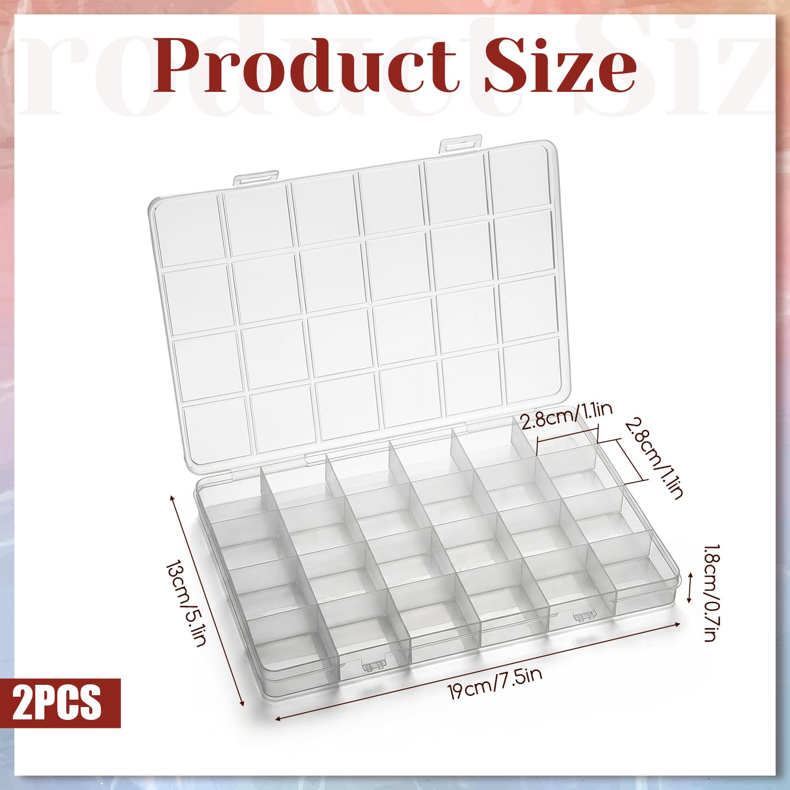 Kotak Organizer Plastik 24-Gri - Art Craft Organizer ulasan dan harga
