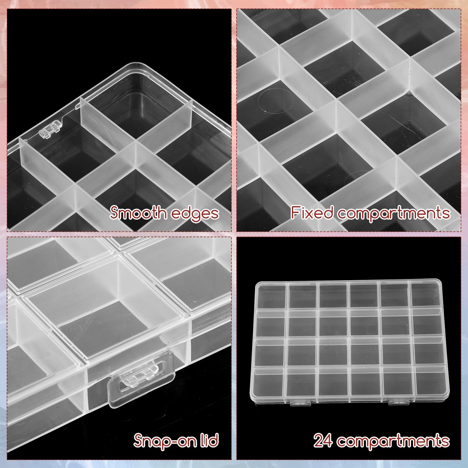 Kotak Organizer Plastik 24-Gri - Art Craft Organizer ulasan dan harga