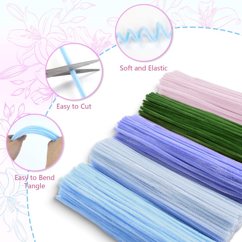 Pembersih Pipa Chenille Stems  - Art Craft For Kids ulasan dan harga