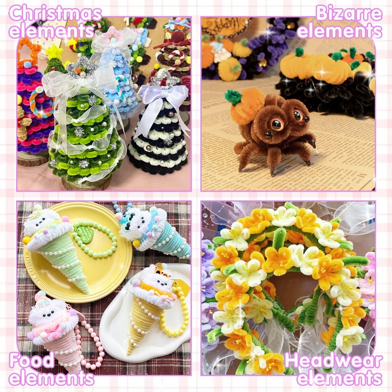 Pembersih Pipa Chenille Stems  - Art Craft For Kids ulasan dan harga