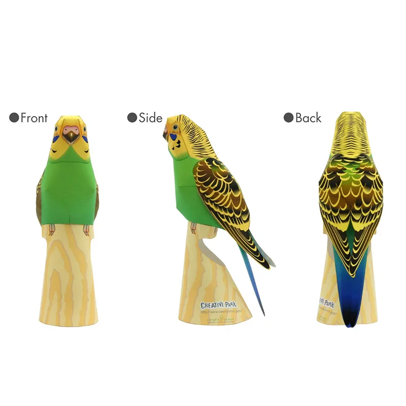 Burung bayan erigar buatan tan - Art Craft Center ulasan dan harga