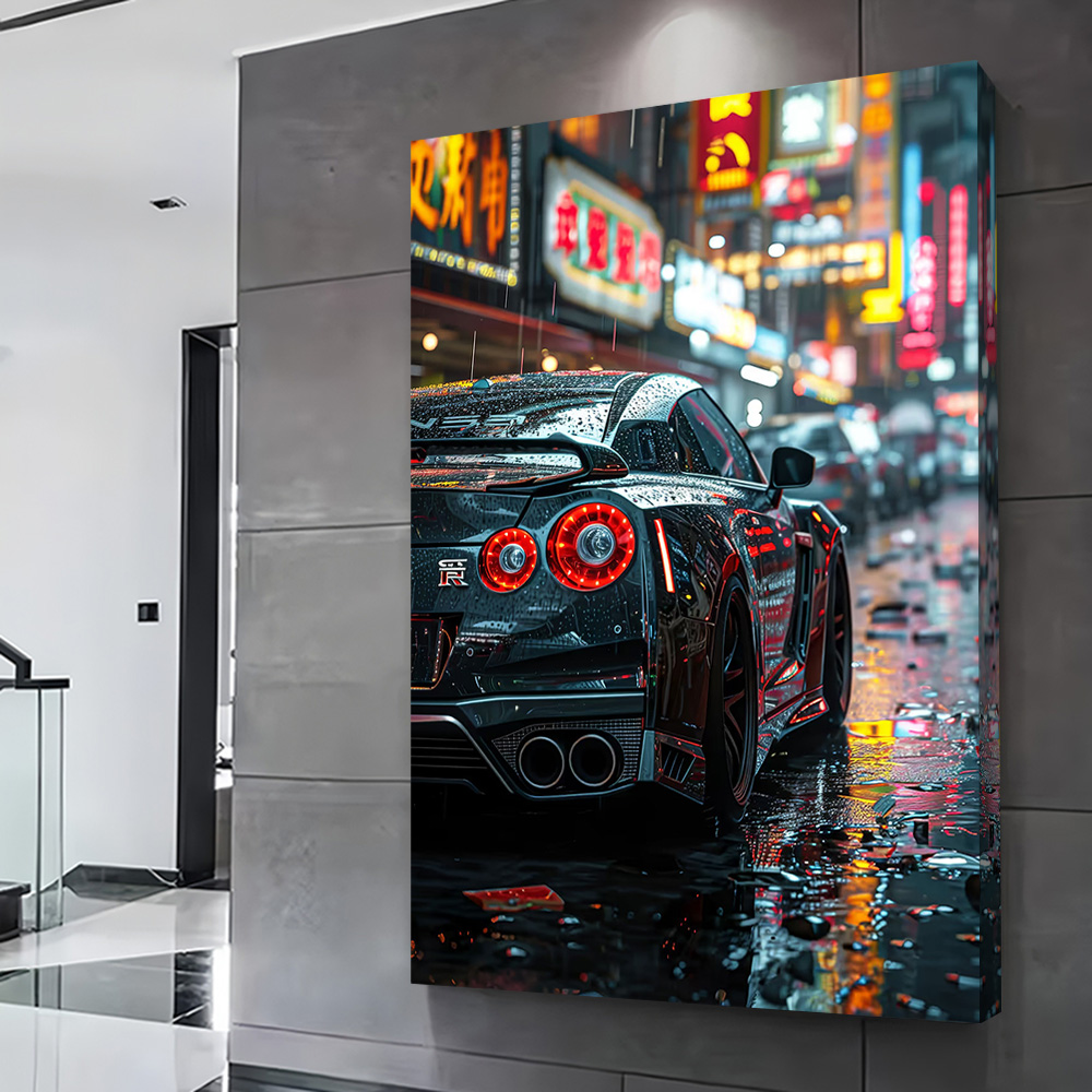 Poster Kota Jalanan GTR R35 Lu - Art Craft Toys ulasan dan harga
