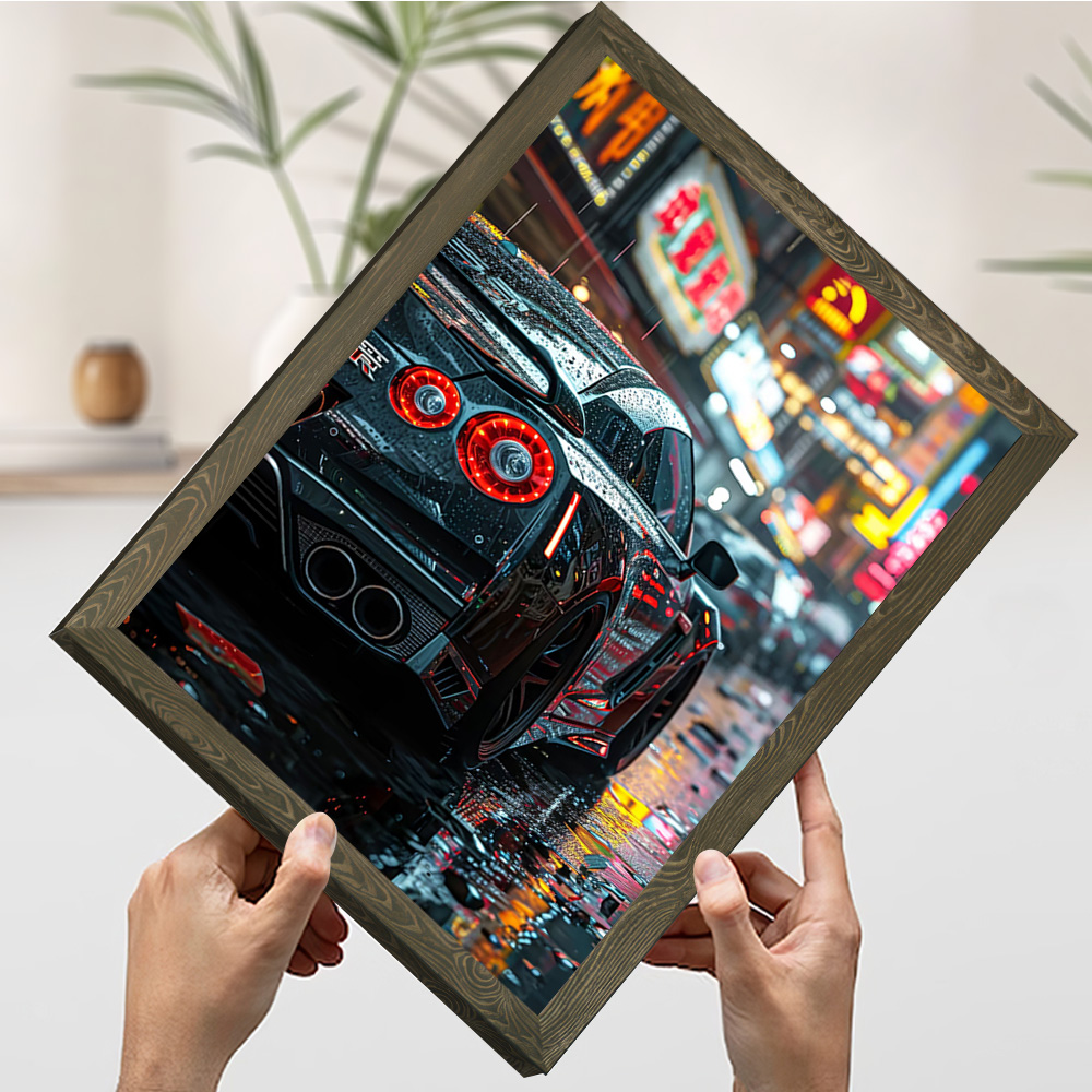 Poster Kota Jalanan GTR R35 Lu - Art Craft Toys ulasan dan harga