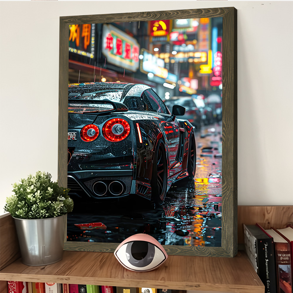 Poster Kota Jalanan GTR R35 Lu - Art Craft Toys ulasan dan harga