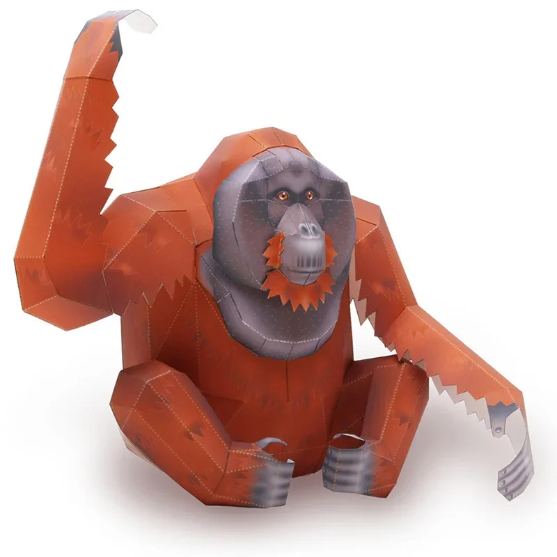 Seni Origami Orangutan Gorila  - Art Craft Center ulasan dan harga