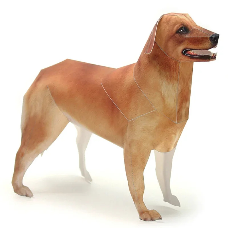 Model Kertas Anjing Golden Ret - Art Craft Center ulasan dan harga