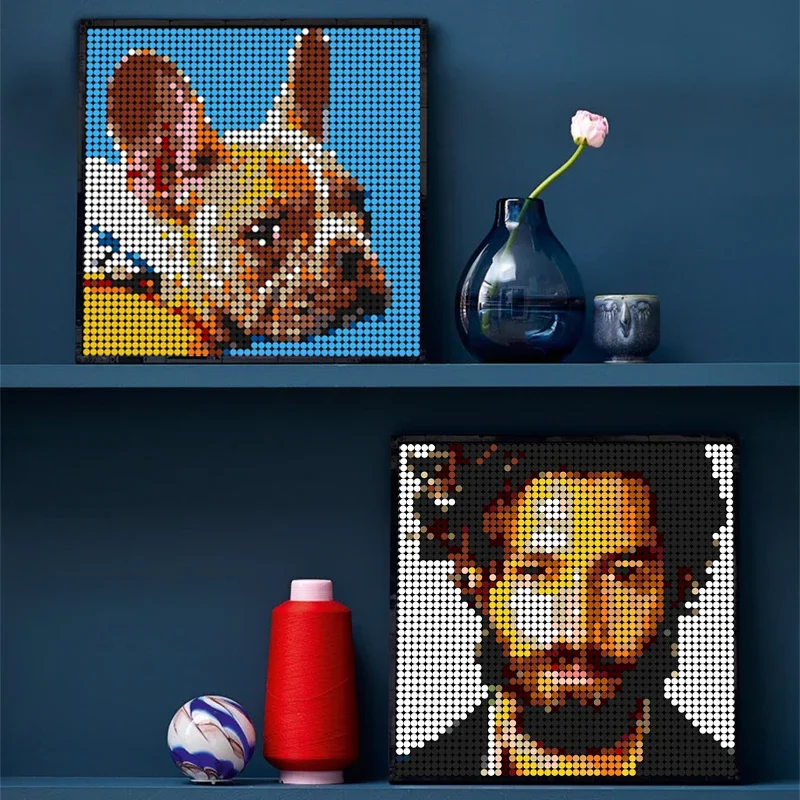 Seni Pixel Foto Kustom Potret  - Art Craft Toys ulasan dan harga