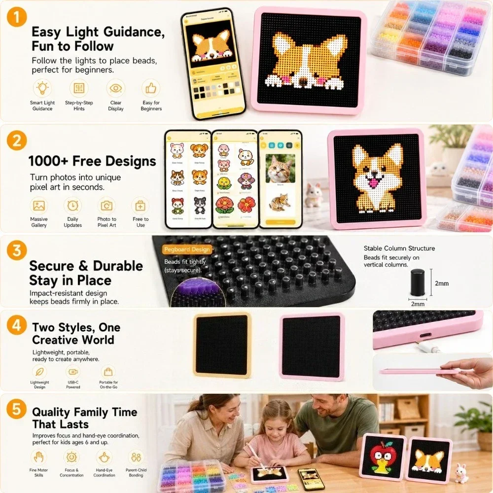 Papan Lampu LED Smart Fuse Bea - Art Craft Toys ulasan dan harga